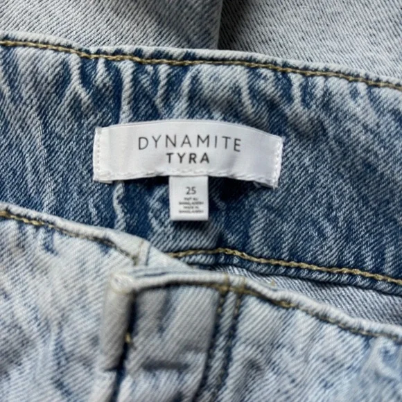 💜3 for $15💜 Dynamite Tyra Light Blue Denim Jeans - Picture 3 of 3